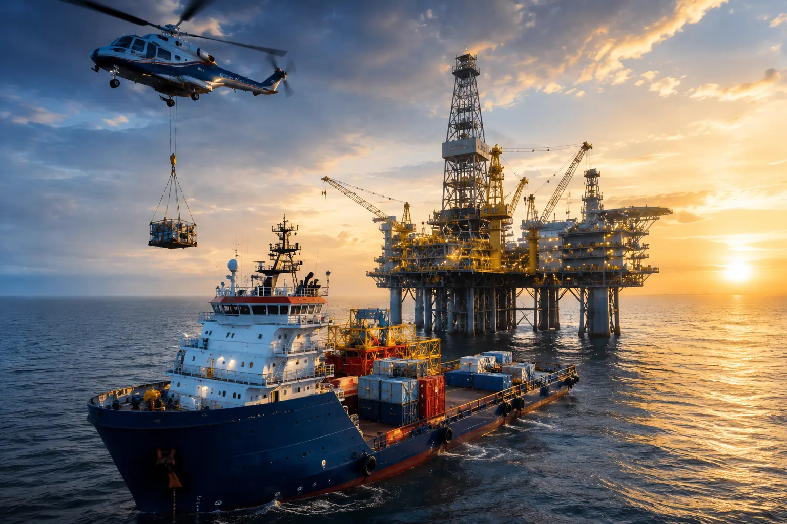 Logística integrada offshore: o modelo que está mudando a operação de petróleo e gás no Brasil