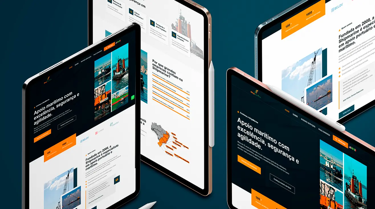 Site desenvolvido para Shipmarine